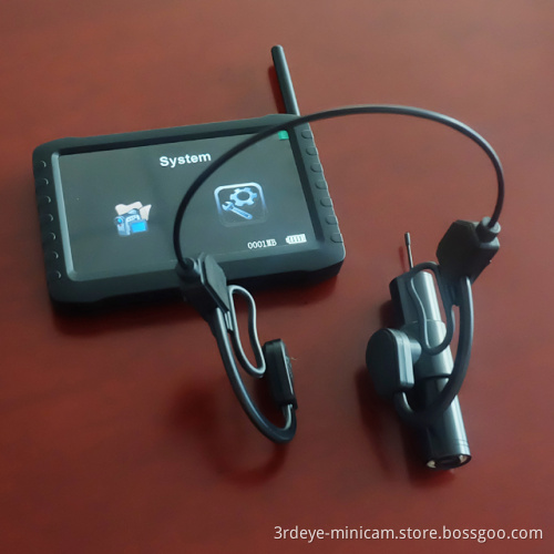 Wearable Wireless Inspection Camera with Monitor